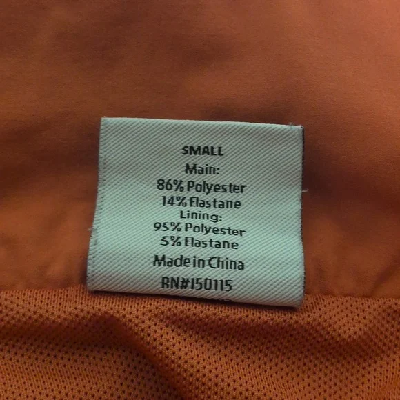 VARLEY Kallin Running Short, Orange Rust, Medium, EUC - Picture 7 of 10